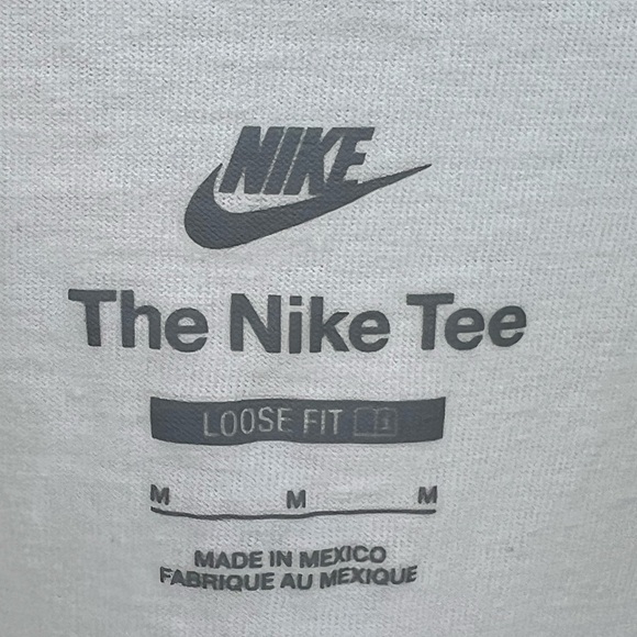 Nike Teamwork Makes The Dream Work White Graphic T-Shirt Men’s Size Medium - Picture 3 of 5